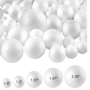 3 Boxes of 70 PCS Foam Balls for DIY Crafts